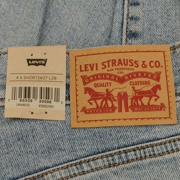 Levi's High Rise Wedgie Straight Jeans Women's Size 27 - Picture 5 of 14